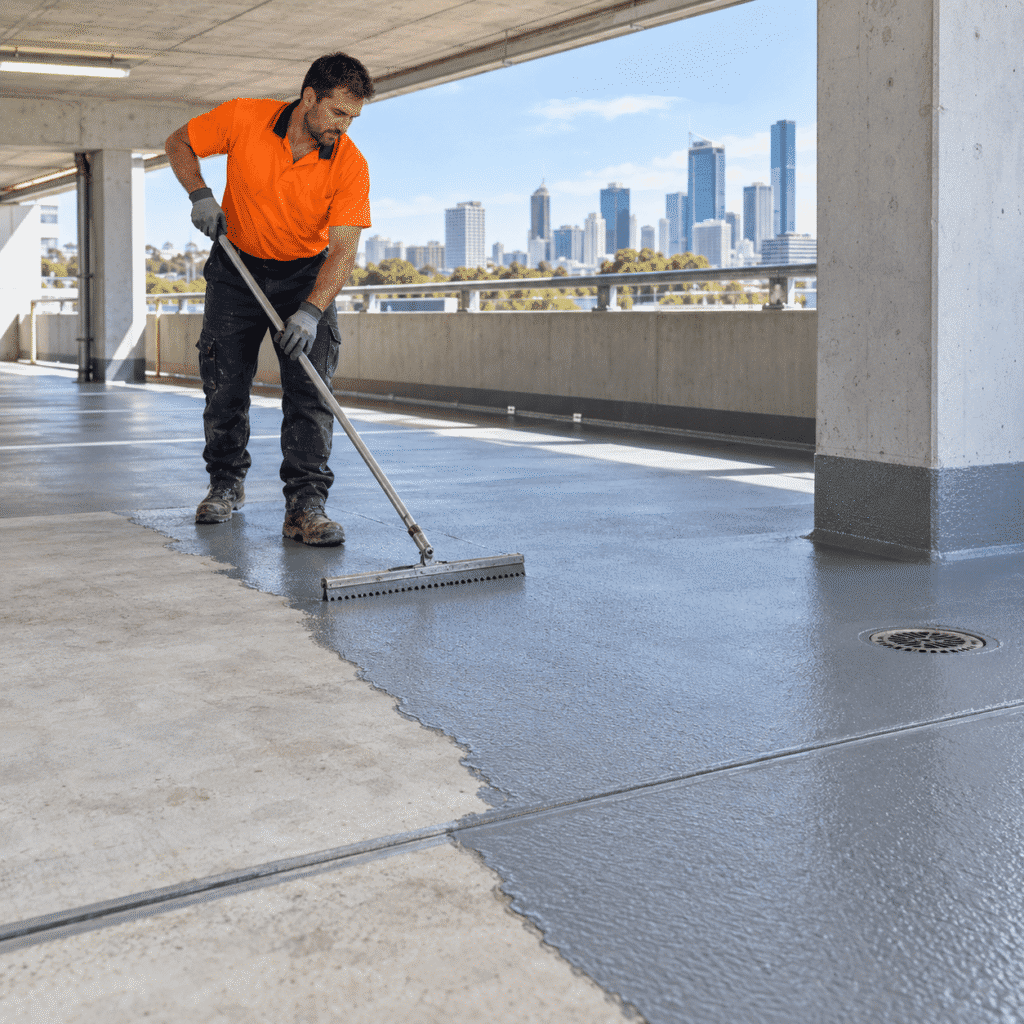 Protect commercial car parks with parking deck waterproofing in Brisbane, including traffic coatings, sealed joints and concrete slab protection.