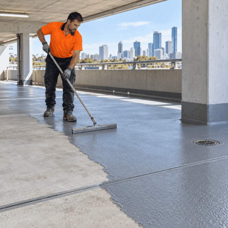 Protect commercial car parks with parking deck waterproofing in Brisbane, including traffic coatings, sealed joints and concrete slab protection.