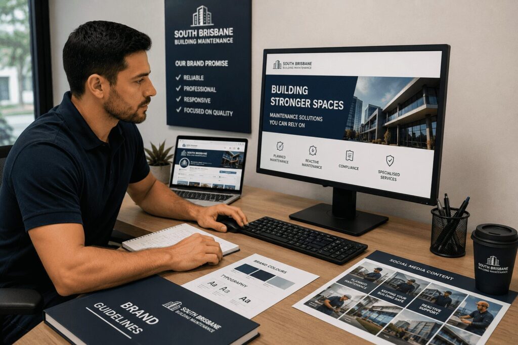 Digital marketing specialist developing branding, website and social media strategy for a commercial business.