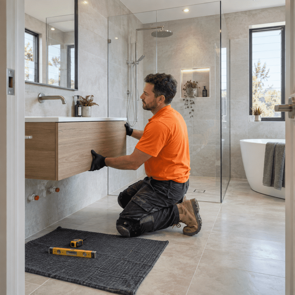 Transform your bathroom with full renovation services in Brisbane, covering design, demolition, plumbing, electrical work, tiling and final installation.