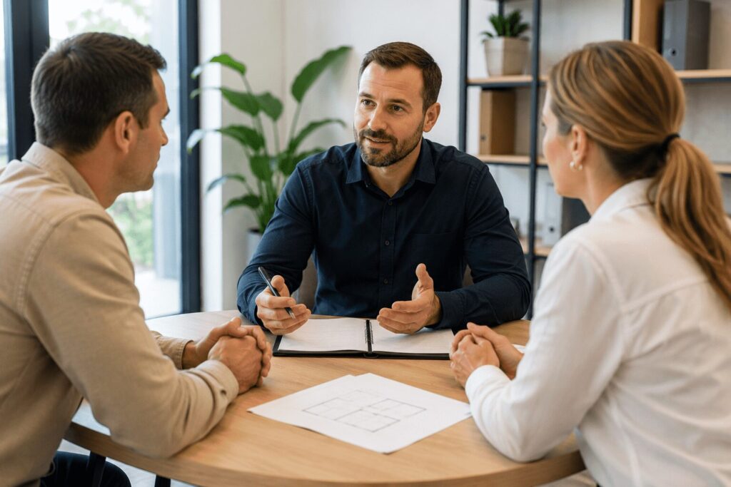 Professional mediation service assisting clients to resolve a building dispute.